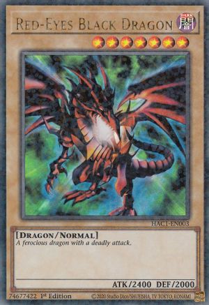 Red-Eyes Black Dragon (Duel Terminal) [HAC1-EN003] Parallel Rare - Trinity Hobby