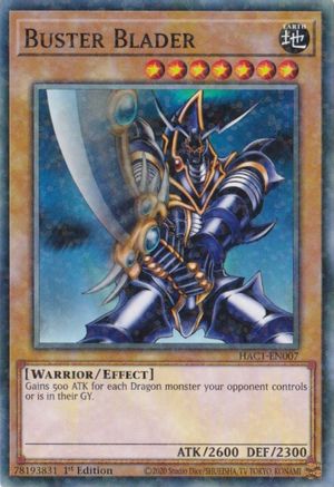 Buster Blader (Duel Terminal) [HAC1-EN007] Parallel Rare - Trinity Hobby