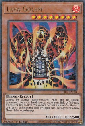 Lava Golem (Duel Terminal) [HAC1-EN008] Parallel Rare - Trinity Hobby