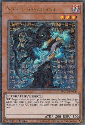 Night Assailant (Duel Terminal) [HAC1-EN009] Parallel Rare - Trinity Hobby