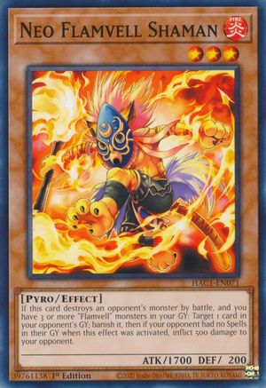 Neo Flamvell Shaman [HAC1-EN071] Common - Trinity Hobby