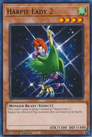 Harpie Lady 2 [HAC1-EN011] Common - Trinity Hobby