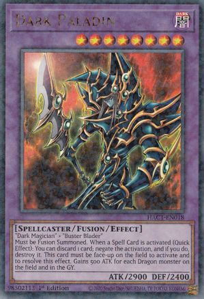 Dark Paladin (Duel Terminal) [HAC1-EN018] Parallel Rare - Trinity Hobby