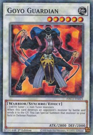 Goyo Guardian (Duel Terminal) [HAC1-EN021] Parallel Rare - Trinity Hobby