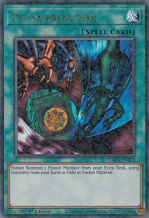 Polymerization (Duel Terminal) [HAC1-EN022] Parallel Rare - Trinity Hobby