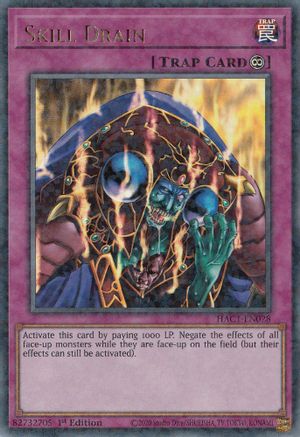 Skill Drain (Duel Terminal) [HAC1-EN028] Parallel Rare - Trinity Hobby