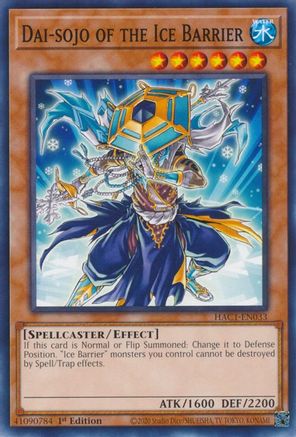 Dai-sojo of the Ice Barrier [HAC1-EN033] Common - Trinity Hobby