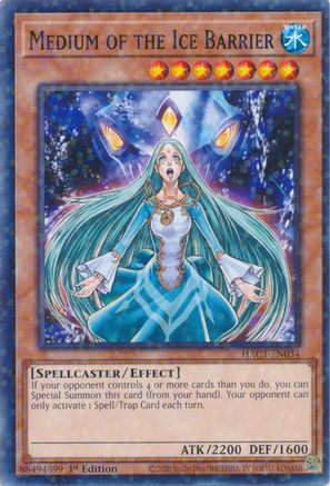 Medium of the Ice Barrier (Duel Terminal) [HAC1-EN034] Parallel Rare - Trinity Hobby
