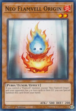 Neo Flamvell Origin [HAC1-EN069] Common - Trinity Hobby