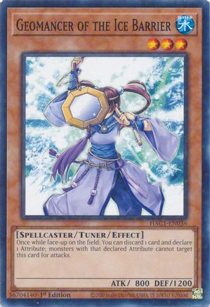 Geomancer of the Ice Barrier (Duel Terminal) [HAC1-EN036] Parallel Rare - Trinity Hobby