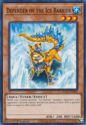 Defender of the Ice Barrier [HAC1-EN043] Common - Trinity Hobby