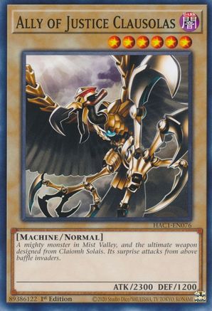 Ally of Justice Clausolas [HAC1-EN076] Common - Trinity Hobby