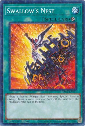 Swallow's Nest (Duel Terminal) [HAC1-EN171] Parallel Rare - Trinity Hobby