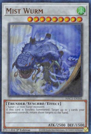 Mist Wurm (Duel Terminal) [HAC1-EN166] Parallel Rare - Trinity Hobby