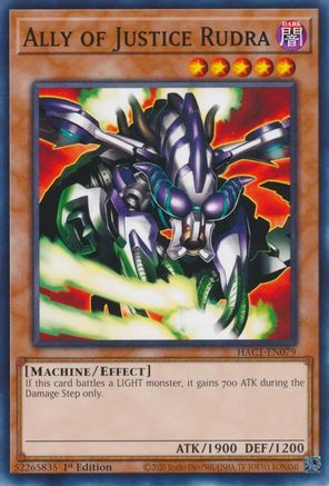 Ally of Justice Rudra [HAC1-EN079] Common - Trinity Hobby