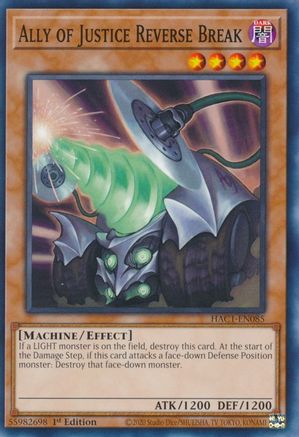 Ally of Justice Reverse Break [HAC1-EN085] Common - Trinity Hobby