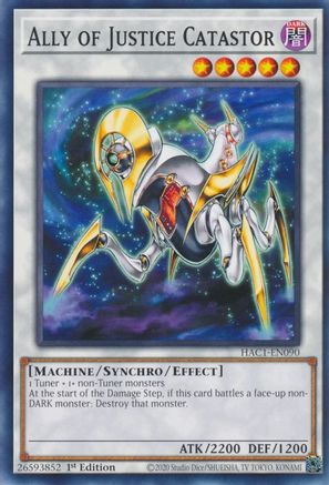 Ally of Justice Catastor [HAC1-EN090] Common - Trinity Hobby