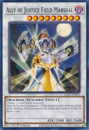 Ally of Justice Field Marshal [HAC1-EN091] Common - Trinity Hobby