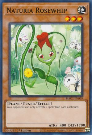Naturia Rosewhip [HAC1-EN099] Common - Trinity Hobby