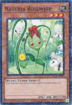 Naturia Rosewhip (Duel Terminal) [HAC1-EN099] Parallel Rare - Trinity Hobby