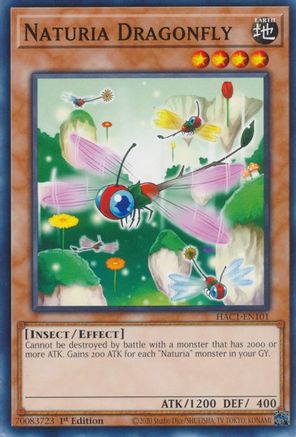 Naturia Dragonfly [HAC1-EN101] Common - Trinity Hobby