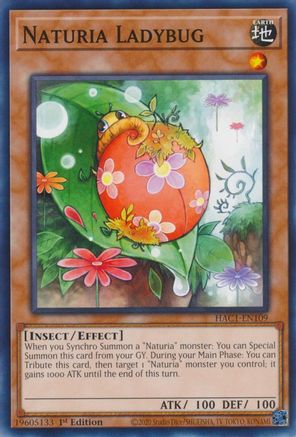 Naturia Ladybug [HAC1-EN109] Common - Trinity Hobby
