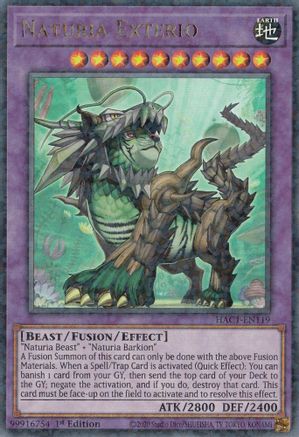 Naturia Exterio (Duel Terminal) [HAC1-EN119] Parallel Rare - Trinity Hobby