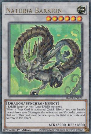 Naturia Barkion (Duel Terminal) [HAC1-EN122] Parallel Rare - Trinity Hobby