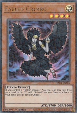 Fabled Grimro (Duel Terminal) [HAC1-EN125] Parallel Rare - Trinity Hobby