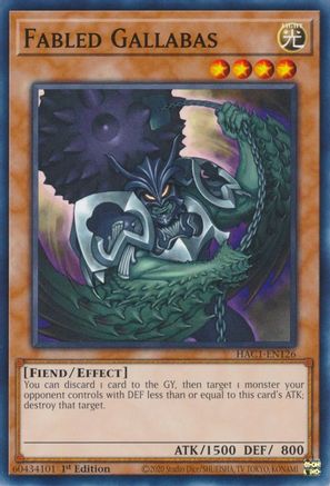 Fabled Gallabas [HAC1-EN126] Common - Trinity Hobby