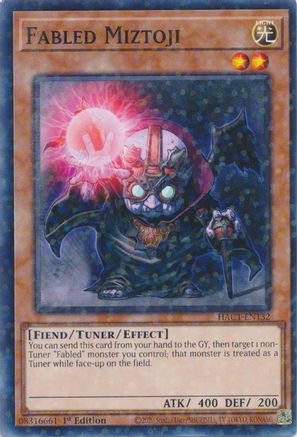 Fabled Miztoji (Duel Terminal) [HAC1-EN132] Parallel Rare - Trinity Hobby