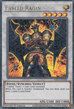 Fabled Ragin (Duel Terminal) [HAC1-EN146] Parallel Rare - Trinity Hobby