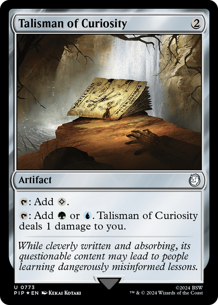 Talisman of Curiosity (Surge Foil) [Fallout] - Trinity Hobby