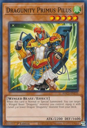 Dragunity Primus Pilus [HAC1-EN155] Common - Trinity Hobby