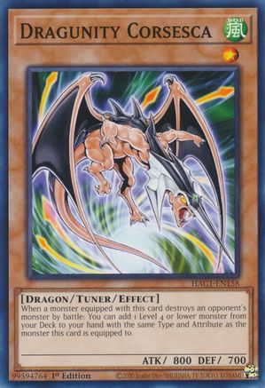 Dragunity Corsesca [HAC1-EN158] Common - Trinity Hobby