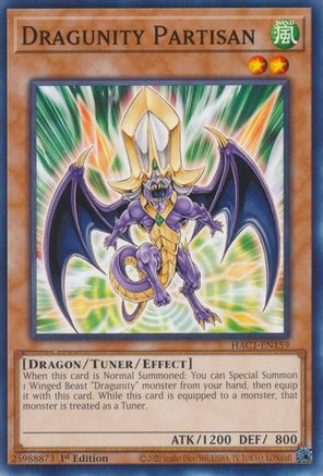 Dragunity Partisan [HAC1-EN159] Common - Trinity Hobby