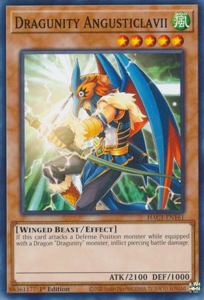 Dragunity Angusticlavii [HAC1-EN161] Common - Trinity Hobby