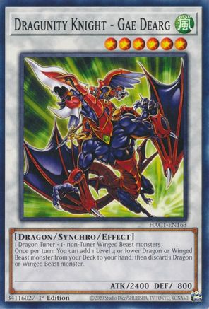 Dragunity Knight - Gae Dearg [HAC1-EN163] Common - Trinity Hobby