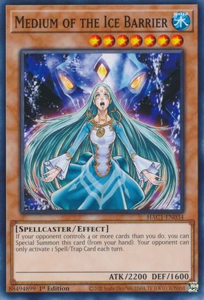 Medium of the Ice Barrier [HAC1-EN034] Common - Trinity Hobby