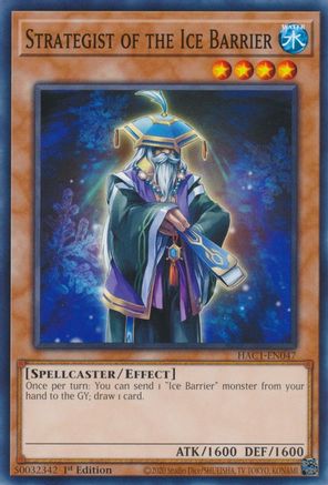 Strategist of the Ice Barrier [HAC1-EN047] Common - Trinity Hobby