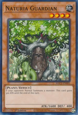 Naturia Guardian [HAC1-EN095] Common - Trinity Hobby
