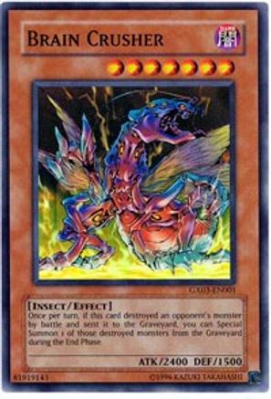 Brain Crusher [GX03-EN001] Super Rare - Trinity Hobby