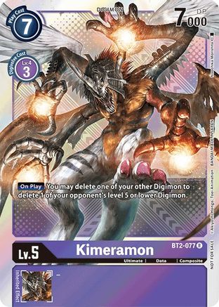 Kimeramon [BT2-077] (Official Tournament Pack Vol.4) [Release Special Booster Promos] - Trinity Hobby