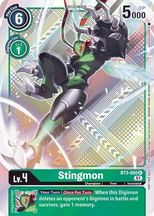 Stingmon [BT3-050] (Official Tournament Pack Vol.4) [Release Special Booster Promos] - Trinity Hobby