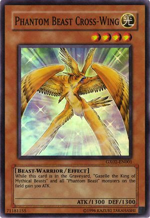 Phantom Beast Cross-Wing [GX02-EN001] Super Rare - Trinity Hobby