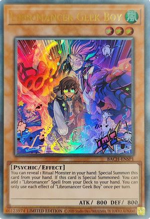 Libromancer Geek Boy [BACH-ENSP1] Ultra Rare - Trinity Hobby