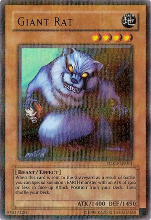 Giant Rat [HL03-EN001] Parallel Rare - Trinity Hobby