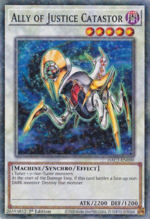 Ally of Justice Catastor (Duel Terminal) [HAC1-EN090] Common - Trinity Hobby