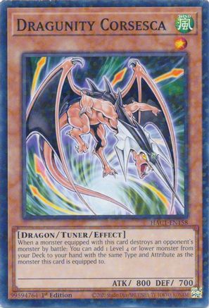 Dragunity Corsesca (Duel Terminal) [HAC1-EN158] Common - Trinity Hobby