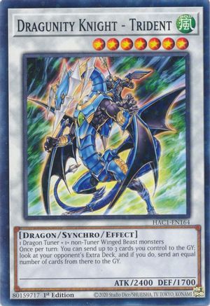 Dragunity Knight - Trident (Duel Terminal) [HAC1-EN164] Common - Trinity Hobby